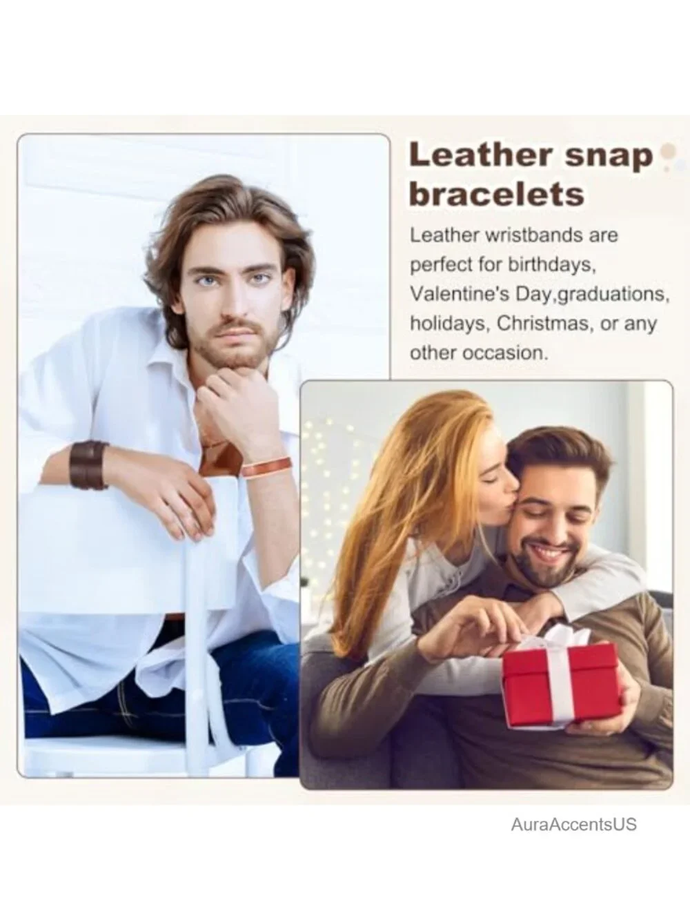 Genuine Cowhide Leather Bracelet Blank DIY Stamping Jewelry Making